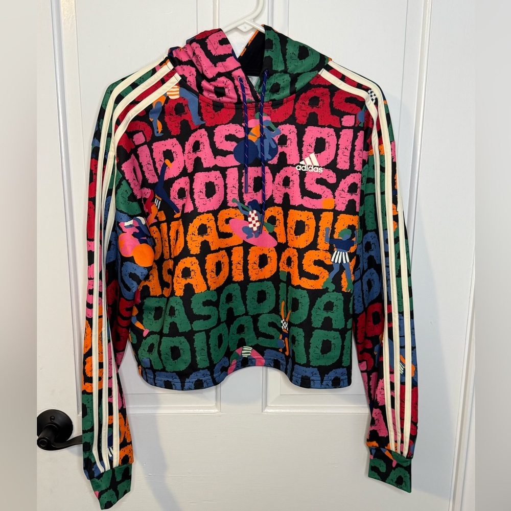 Adidas Multicolor Graphic Hoodie